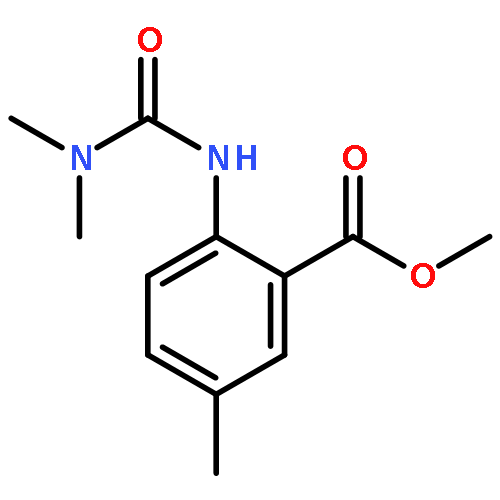 Benzoic acid, 2-[[(dimethylamino)carbonyl]amino]-5-methyl-, methyl ester