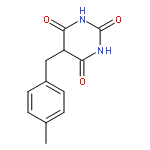 2,4,6(1H,3H,5H)-Pyrimidinetrione, 5-[(4-methylphenyl)methyl]-