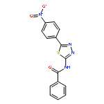 Benzamide, N-[5-(4-nitrophenyl)-1,3,4-thiadiazol-2-yl]-