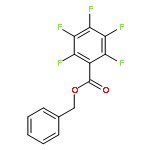 Benzoic acid, pentafluoro-, phenylmethyl ester