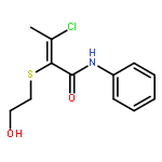 (Z)-N-phenyl-3-chloro-2-[(2-hydroxyethyl)thio]-2-butenamide