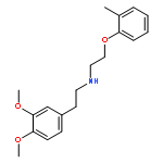 Benzeneethanamine, 3,4-dimethoxy-N-[2-(2-methylphenoxy)ethyl]-