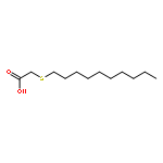 Acetic acid,2-(decylthio)-