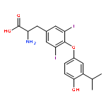 Tyrosine,O-[4-hydroxy-3-(1-methylethyl)phenyl]-3,5-diiodo-