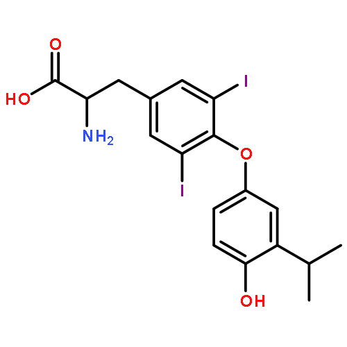 Tyrosine,O-[4-hydroxy-3-(1-methylethyl)phenyl]-3,5-diiodo-