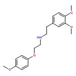 Benzeneethanamine, 3,4-dimethoxy-N-[2-(4-methoxyphenoxy)ethyl]-