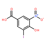 Benzoic acid,4-hydroxy-3-iodo-5-nitro-