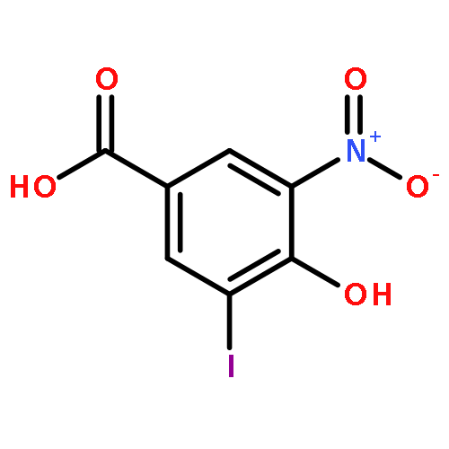 Benzoic acid,4-hydroxy-3-iodo-5-nitro-