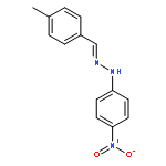 Benzaldehyde,4-methyl-, 2-(4-nitrophenyl)hydrazone