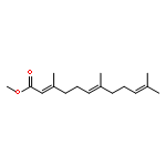 2,6,10-Dodecatrienoicacid, 3,7,11-trimethyl-, methyl ester