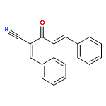 4-Pentenenitrile, 3-oxo-5-phenyl-2-(phenylmethylene)-, (E,E)-