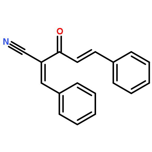 4-Pentenenitrile, 3-oxo-5-phenyl-2-(phenylmethylene)-, (E,E)-