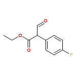 Benzeneacetic acid, 4-fluoro-.alpha.-forMyl-, ethyl ester