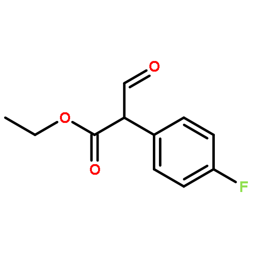 Benzeneacetic acid, 4-fluoro-.alpha.-forMyl-, ethyl ester