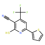 2-Mercapto-6-(thiophen-2-yl)-4-(trifluoromethyl)nicotinonitrile