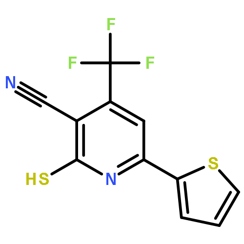 2-Mercapto-6-(thiophen-2-yl)-4-(trifluoromethyl)nicotinonitrile