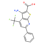 3-Amino-6-phenyl-4-(trifluoromethyl)thieno[2,3-b]pyridine-2-carboxylic acid