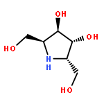 2,5-Pyrrolidinedimethanol,3,4-dihydroxy-, (2S,3R,4R,5S)-