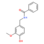 Benzamide, N-[(4-hydroxy-3-methoxyphenyl)methyl]-