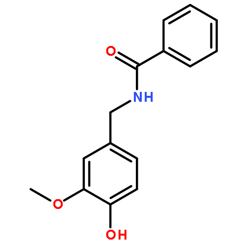 Benzamide, N-[(4-hydroxy-3-methoxyphenyl)methyl]-