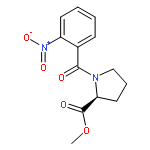 L-Proline, 1-(2-nitrobenzoyl)-, methyl ester