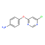 Benzenamine, 4-[(6-chloro-4-pyrimidinyl)oxy]-