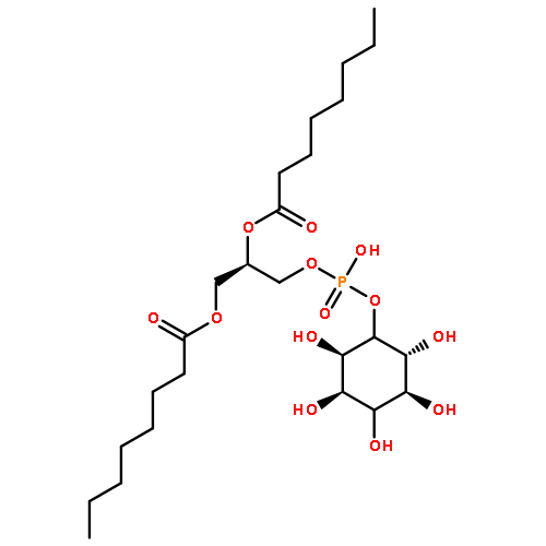 D-myo-Inositol,1-[(2R)-2,3-bis[(1-oxooctyl)oxy]propyl hydrogen phosphate]