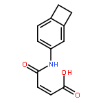 2-Butenoic acid, 4-(bicyclo[4.2.0]octa-1,3,5-trien-3-ylamino)-4-oxo-, (Z)-