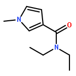 1H-Pyrrole-3-carboxamide, N,N-diethyl-1-methyl-