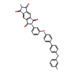 Poly[(5,7-dihydro-1,3,5,7-tetraoxobenzo[1,2-c:4,5-c']dipyrrole-2,6(1H,3
H)-diyl)-1,3-phenyleneoxy[1,1'-biphenyl]-4,4'-diyloxy-1,3-phenylene]