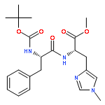 L-Histidine, N-[N-[(1,1-dimethylethoxy)carbonyl]-L-phenylalanyl]-1-methyl-, methyl ester