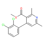 3-Pyridinecarboxylic acid, 4-(2,3-dichlorophenyl)-2,6-dimethyl-, methyl ester