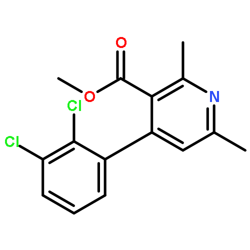 3-Pyridinecarboxylic acid, 4-(2,3-dichlorophenyl)-2,6-dimethyl-, methyl ester