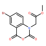 2H-3,1-Benzoxazine-1(4H)-acetic acid, 6-bromo-2,4-dioxo-, methyl ester