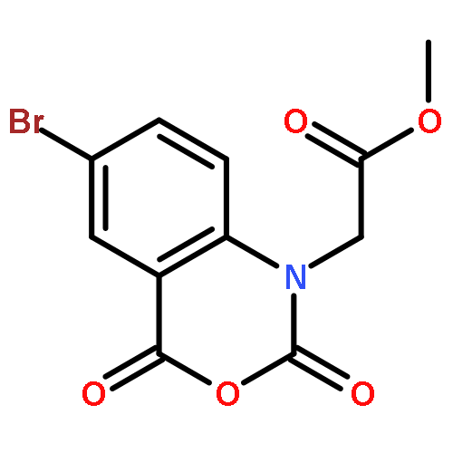 2H-3,1-Benzoxazine-1(4H)-acetic acid, 6-bromo-2,4-dioxo-, methyl ester