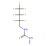 Thiourea, N-(2,2,3,3,4,4,4-heptafluorobutyl)-N'-methyl-