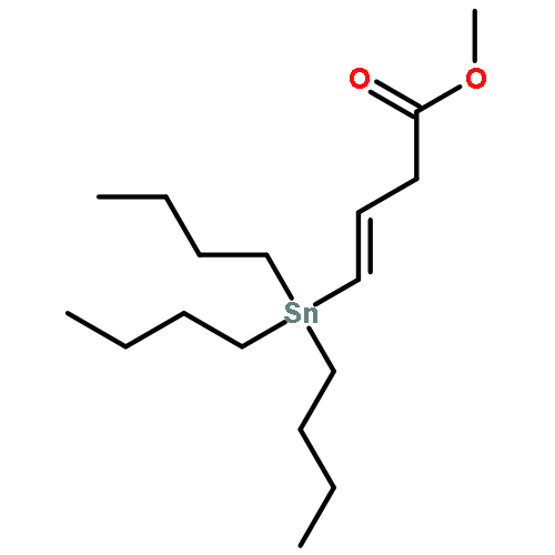 3-Butenoic acid, 4-(tributylstannyl)-, methyl ester, (E)-