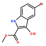 1H-Indole-2-carboxylic acid, 5-bromo-3-hydroxy-, methyl ester