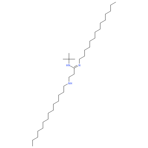 Propanimidamide,N-(1,1-dimethylethyl)-N'-tetradecyl-3-(tetradecylamino)-