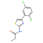 Propanamide, N-[4-(2,5-dichlorophenyl)-2-thiazolyl]-