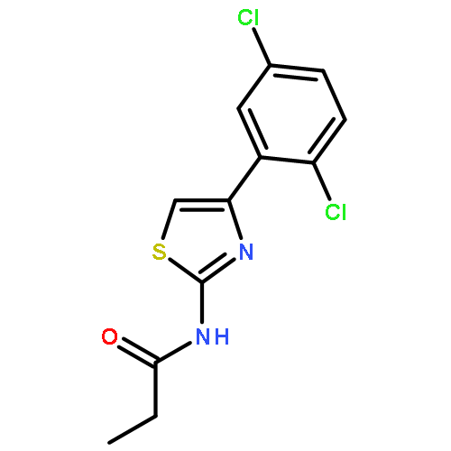 Propanamide, N-[4-(2,5-dichlorophenyl)-2-thiazolyl]-