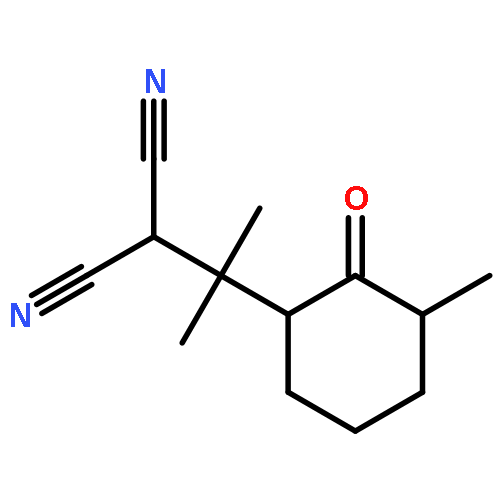 Propanedinitrile, [1-methyl-1-(3-methyl-2-oxocyclohexyl)ethyl]-