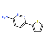 3-Pyridazinamine, 6-(2-thienyl)-