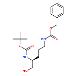 Carbamic acid,[(4S)-4-[[(1,1-dimethylethoxy)carbonyl]amino]-5-hydroxypentyl]-,phenylmethyl ester