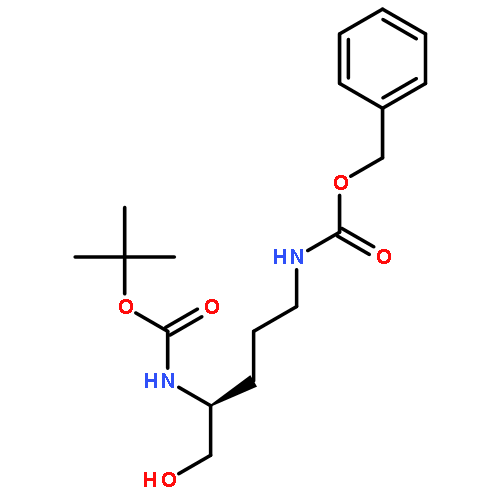 Carbamic acid,[(4S)-4-[[(1,1-dimethylethoxy)carbonyl]amino]-5-hydroxypentyl]-,phenylmethyl ester