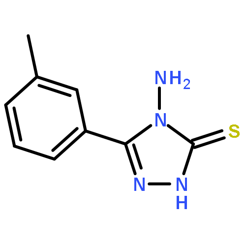 3H-1,2,4-Triazole-3-thione, 4-amino-2,4-dihydro-5-(3-methylphenyl)-