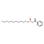 Ethanone, 2-(dodecylsulfinyl)-1-phenyl-