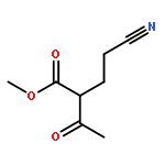 Butanoic acid, 2-(2-cyanoethyl)-3-oxo-, methyl ester