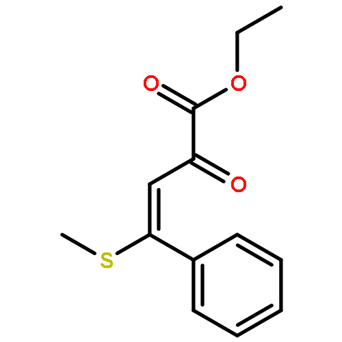 3-Butenoic acid, 4-(methylthio)-2-oxo-4-phenyl-, ethyl ester, (E)-