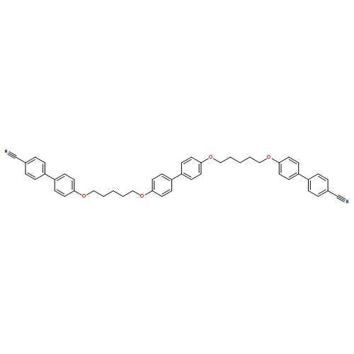 [1,1'-Biphenyl]-4-carbonitrile, 4',4'''-[[1,1'-biphenyl]-4,4'-diylbis(oxy-5,1-pentanediyloxy)]bis-